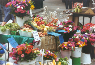 Liçes market flowers